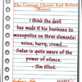 Christian, Courage, Michael Catt, Choose, Refuse, Moses, Courageous Living, John Mason, Jim Elliot, Vance Havner, Martin Luther,