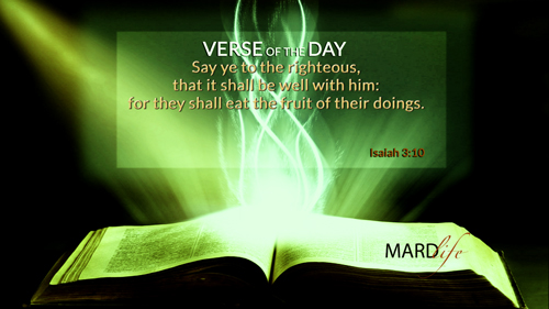 Verse Of The Day: Isaiah 3:10-11