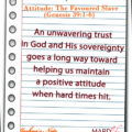 Attitude, Favor, Slave, Genesis, Chapter 39, Inspire, Trust, Grace, Faith,