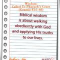 Alex McFarland, Chapter 41, Chapter 7, Genesis, Stand: Seeking The Way Of God, Wisdom, SPACE, Palace, Prison,