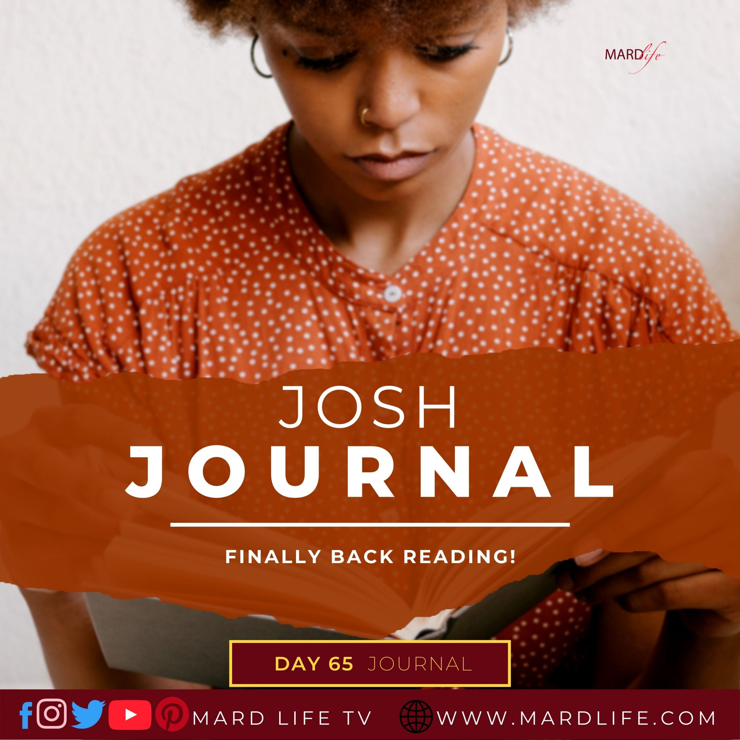 Finally Back Reading - Josh Journal