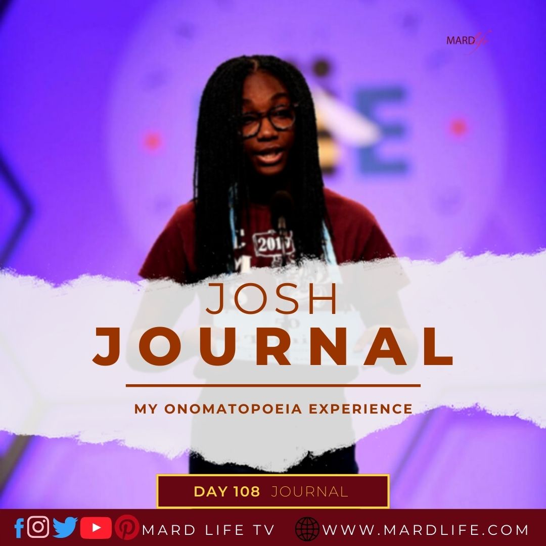 My Onomatopoeia Experience - Josh Journal