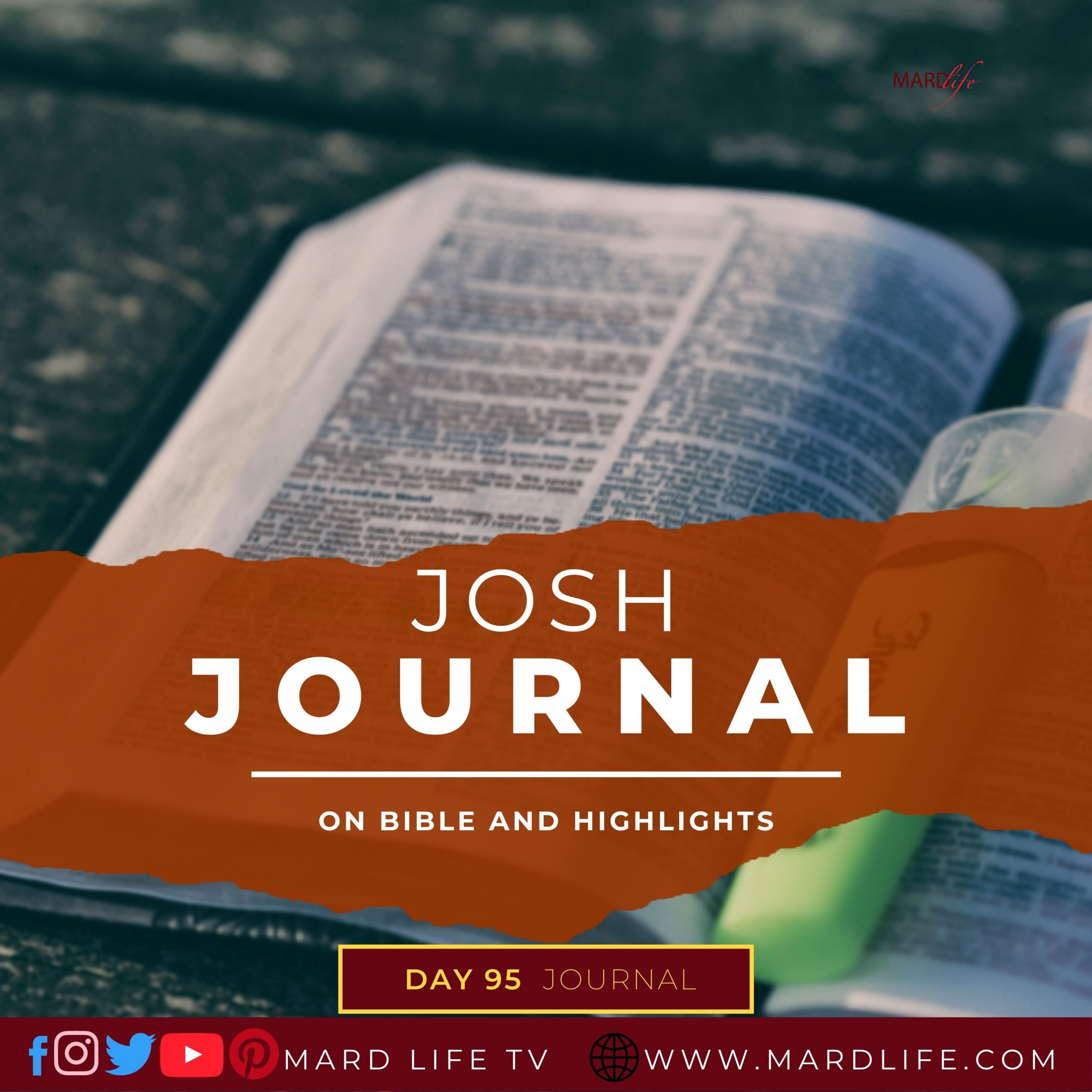 On Bible And Highlights - Josh Journal
