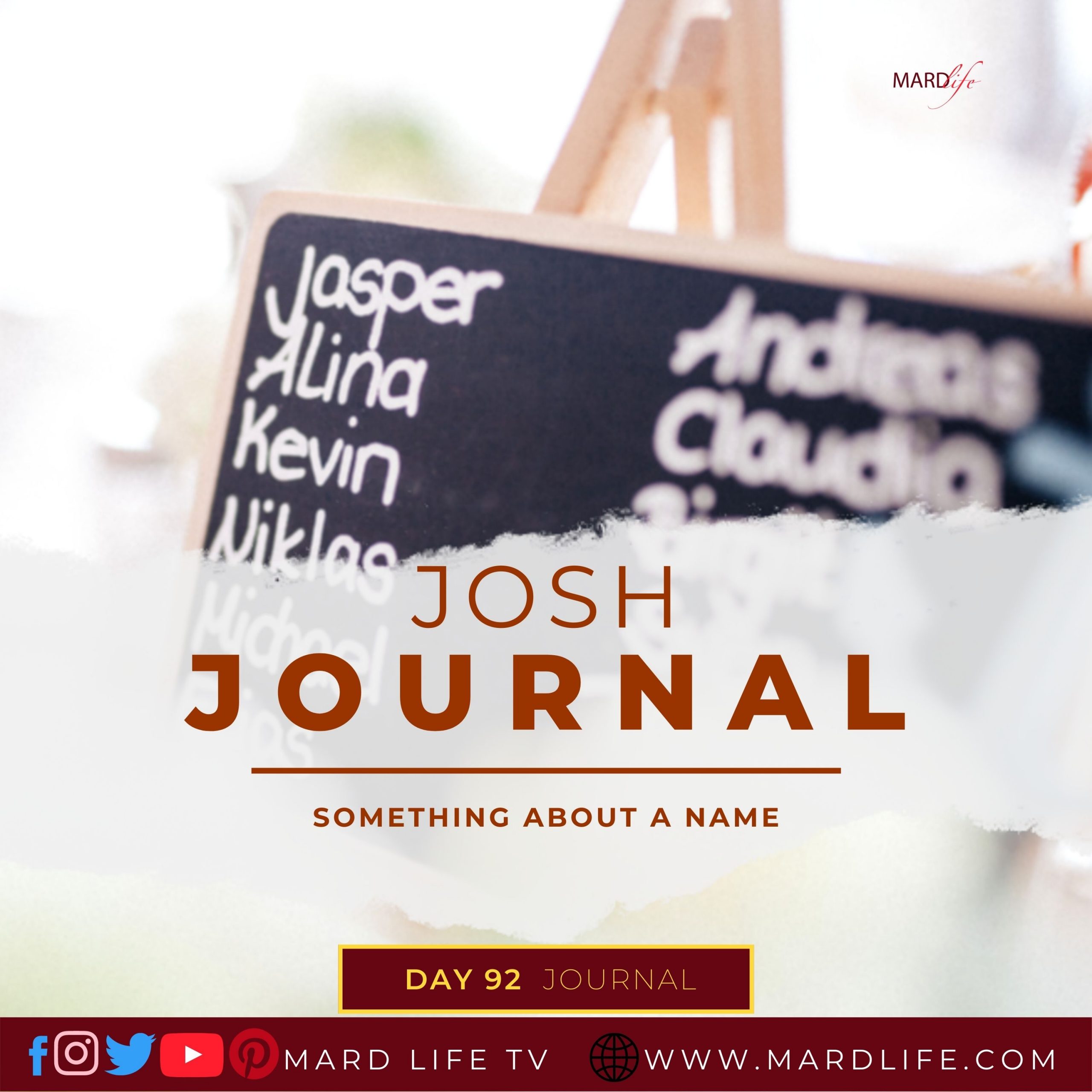 Something About A Name - Josh Journal