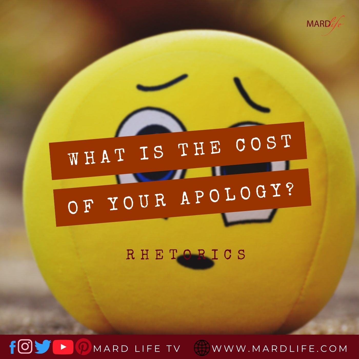 What Is The Cost Of Your Apology? – RHETORICS