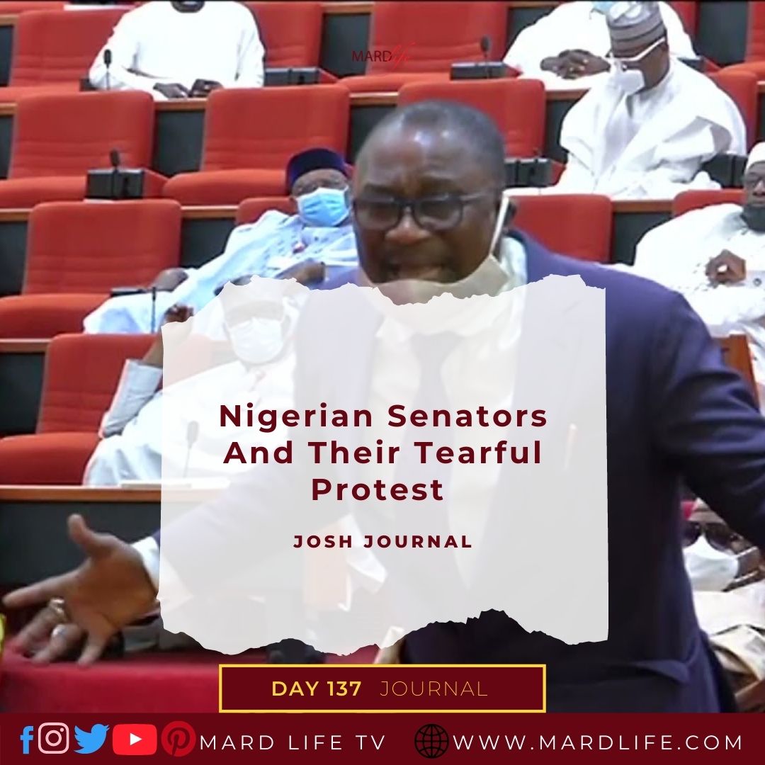 Nigerian Senators And Their Tearful Protest - Josh Journal
